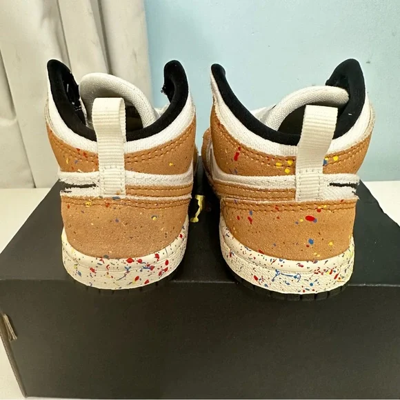 Jordan 1 Mid SE Brushstroke-Brand New Size 10 - Picture 9 of 9